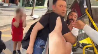 Otobüste karekod kavgası! Küçük kız hüngür hüngür ağladı