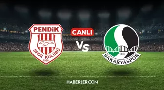Pendikspor Sakaryaspor CANLI nereden izlenir? Pendikspor Sakaryaspor maçı hangi kanalda, nasıl izlenir?