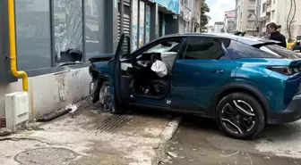 Samsun'da Kontrolden Çıkan Otomobilin Kazası