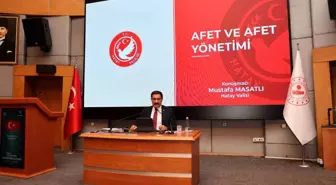 Hatay Valisi Masatlı, Kaymakam Adaylarına Afet Yönetimi Eğitim Verdi