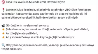 Bartın'da Yasa Dışı Bozayı Avına Yasal İşlem