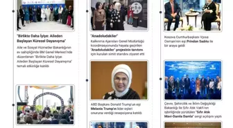 Emine Erdoğan, New York'ta 'Anadolu kültürü', 'Sıfır Atık Mavi', 'aile' ve 'sağlık' konularında yoğun temaslarda bulundu