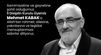 Saadet Partisi Kayseri İl Yönetim Üyesi Mehmet Kabak Hayatını Kaybetti
