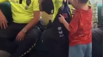 Minik Göktuğ'un Polis Olma Hayali Gerçekleşti