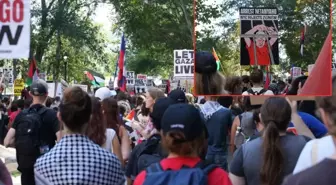Netanyahu'ya ABD'de protesto şoku! Binlerce kişi sokağa çıktı