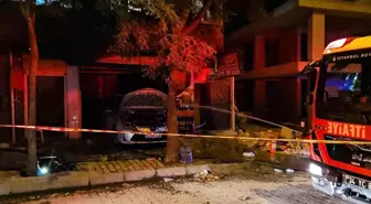 Bahçelievler'de Oto Kaporta ve Boya Dükkanında Yangın
