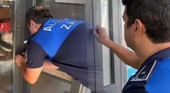Belediye ekipleri iki zincir marketi mühürledi