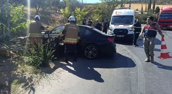 Hatay'da Kontrolden Çıkan Otomobil Devrildi, Sürücü Yaralandı