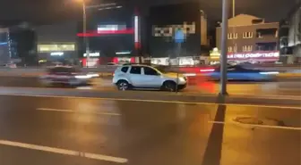 D-100 Karayolu'nda Ters Yolda Geri Gitme Vakasının Görüntüleri Ortaya Çıktı