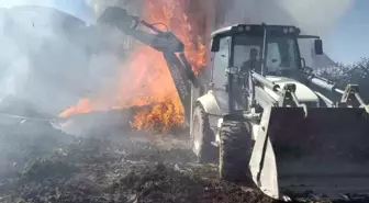 Elazığ'da Samanlık Yangını Kontrol Altına Alındı