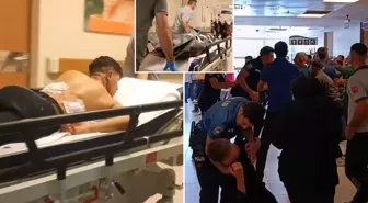 Husumetlilerin silahlı kavgasını duyanlar bu kes acil serviste birbirine girdi