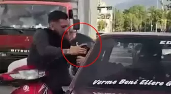 Bursa'da Yol Verme Kavgasında Kask Krizi