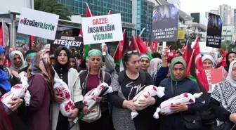Ümraniye'de Gazze Yürüyüşü düzenlendi