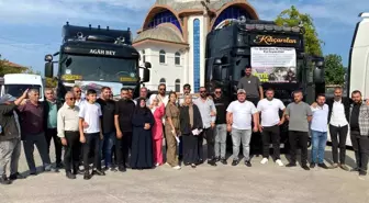 Tır Şoförünün Arkadaşlarından 'Adalet' Konvoyu