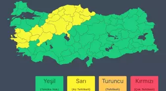 İç Ege, İç Anadolu ve Orta Karadeniz için Sağanak Uyarısı