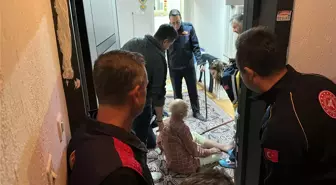 Kütahya'da Tek Başına Yaşayan Yaşlı Adam Düşüp Yaralandı