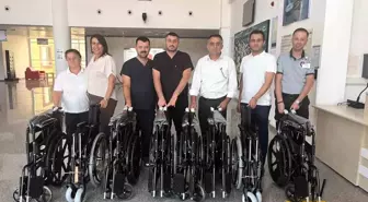 Gazipaşa'da Hayırsever Aileden Hastaneye Tekerlekli Sandalye Bağışı