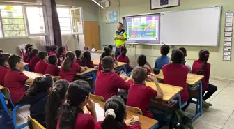 Söke'de Jandarma, İlkokul Öğrencilerine Trafik Eğitimi Verdi