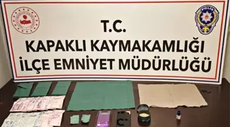 Kapaklı'da Uyuşturucu Satıcısı Tutuklandı