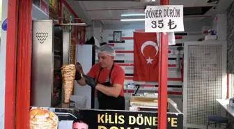 Kilis'te Döner Ustası Fiyatları Sabit Tutuyor