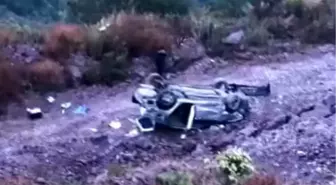 Kocaeli'de Kontrolden Çıkan Otomobil Şarampole Devrildi: Sürücü Yaralandı