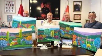 Kütahya'da ressam Hasan Kara'dan anlamlı bağış