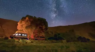 Kuzey ışıkları değil doğudaki ilimiz! Görüntüler mest etti