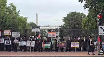 Netanyahu, Beyaz Saray Önünde Protesto Edildi