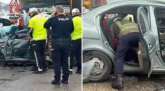Otomobil, park halindeki tankere çarptı: 3 ölü, 2 yaralı