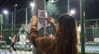 AK Parti Gençlik Kolları, Gazze'deki Zulme Dikkat Çekmek İçin QR Kodları Kullandı