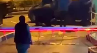 Alkollü Şahsın Kaçışı ve Polisle Tartışması Kameralara Yansıdı