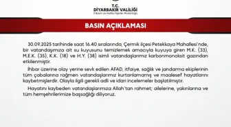 Diyarbakır'da Su Kuyusu Kazası: 4 Kişi Hayatını Kaybetti
