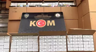 Düzce'de Kaçak Makaron Operasyonu: 4.7 Milyon Adet Ele Geçirildi