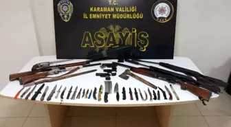 Karaman'da Uyuşturucu ve Silah Operasyonu: 8 Tutuklama
