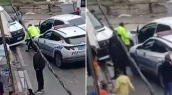 Otomobiliyle polisi metrelerce sürükleyerek kaçmaya çalıştı