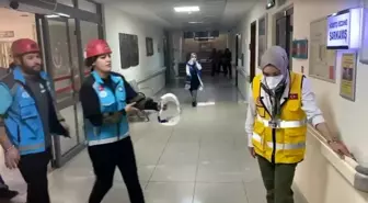Sarıkamış Devlet Hastanesi'nde Gerçekçi Yangın Tatbikatı