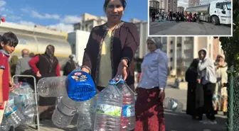 Ankara'da su kesintisi nedeniyle tankerlerle su dağıtımı yapılıyor