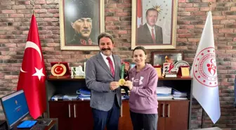 Avrupa Şampiyonu Taekwondocu Gülsena Karakuyulu Ertunç'tan Ziyaret