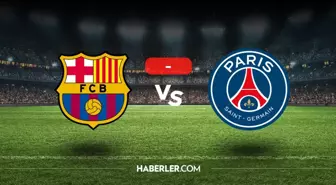 Barcelona PSG maçı kaç kaç, bitti mi? MAÇ SONUCU! Barcelona PSG golleri kim attı, canlı maç anlatımı!