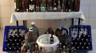 Aydın'da Kaçak İçki Operasyonu: Çok Miktarda Alkol Ele Geçirildi