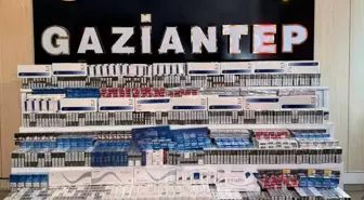 Gaziantep'te Kaçakçılıkla Mücadele Operasyonu: Çok Sayıda Malzeme Ele Geçirildi