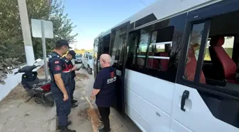 İncirliova'da Okul Servis Araçlarına Denetim