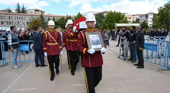 Aksaray'da şehit olan jandarma için Kırıkkale'de cenaze töreni düzenlendi