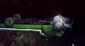 Bolu'da Oto Kurtarıcı Uçtu: 2 Yaralı