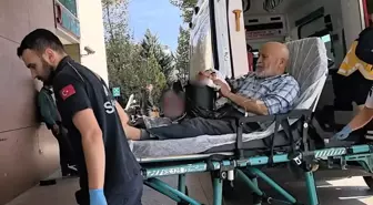 Spiralle Yaralanan Yaşlı Adam Hastaneye Sevk Edildi