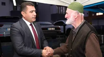 Düzce Valisi Selçuk Aslan'dan Muhtar Zekeriya Beyaz'a Taziye Ziyareti