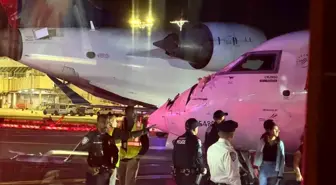 LaGuardia Havalimanı'nda Uçak Çarpışması: 2 Yaralı