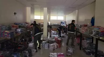 Aydın'da 6 Bin 908 Adet Taklit Spor Ürünü Ele Geçirildi