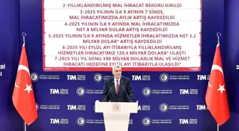 Bakan Bolat: 'Eylül ayında hem aylık hem de yıllıklandırılmış mal ihracatında rekor kırdık'