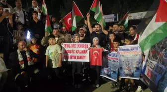 Gaziantep'te İsrail Saldırılarına Tepki Gösterildi
